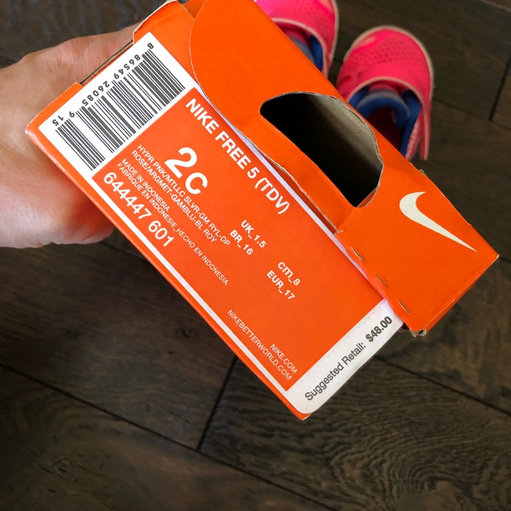 SOLD❌NIKE Free Toddler Sneaker Size 2C, VGUC - Picture 7 of 8